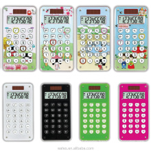 8 digits mini calculator of iphone size with maze game for gift and promotion